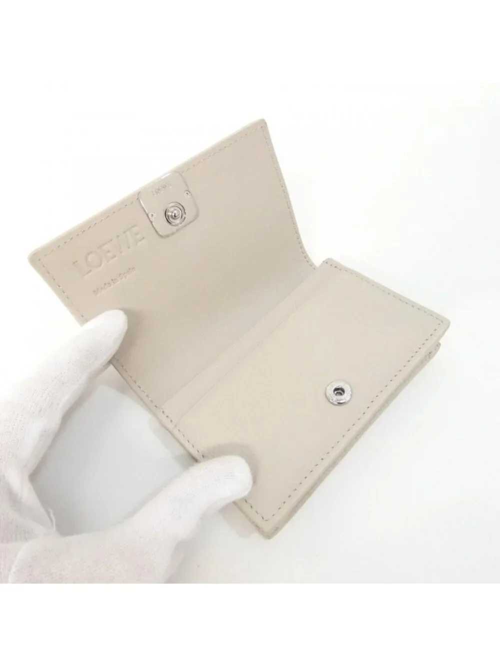 Loewe Card Case Card Holders Silver